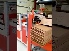 段ボール箱を貼り付けるための半自動ボックスフォルダーグルアーマシン