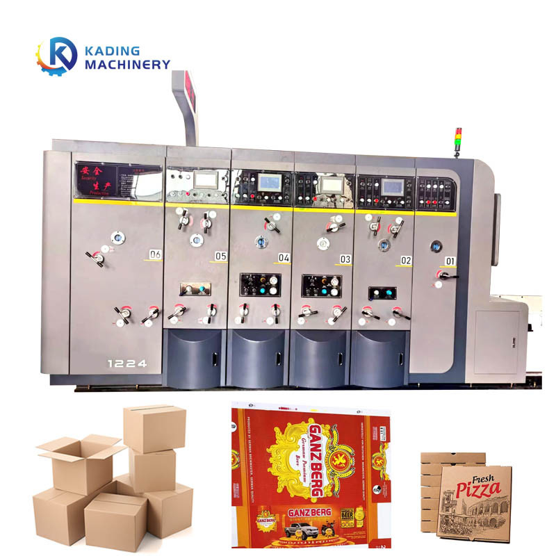 多色紙箱印刷機 波紋箱用の自動紙フィッダー